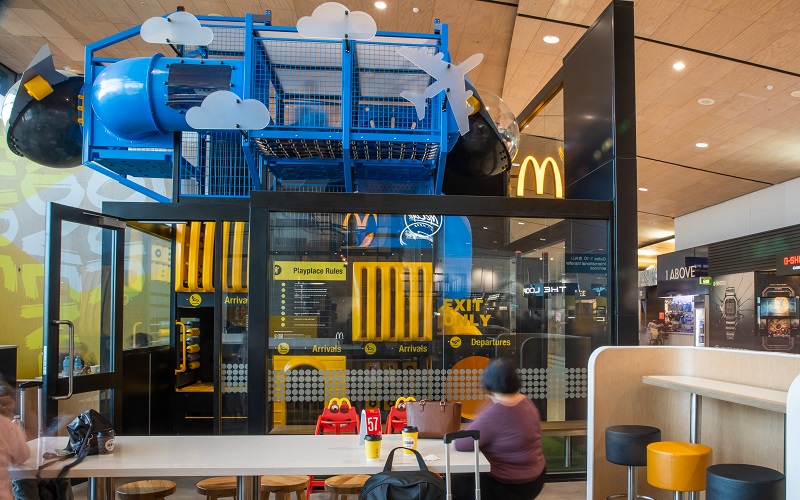 McDonald's New Zealand's managing director Dave Howse at the companies newest McDonald's at Auckland International Airport. 01 July 2019 Picture by Greg Bowker